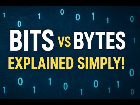 C_01 | Bit vs Bytes in C 🔥 | "From Bit to Byte 💡| Learn How C Handles Data"