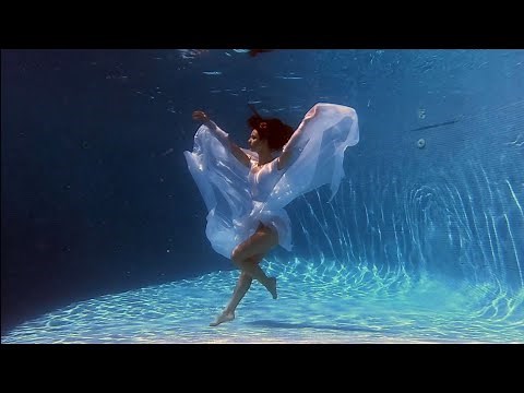 Underwater Dance Beautiful White Dress | Stella the Siren