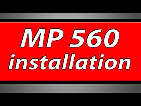 Canon Pixma MP560 printer installation