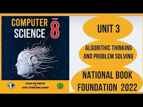 Class 8 Computer Chapter 3|Algorithmic thinking and problem solving|Nbf