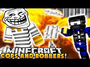 PRANK MINECRAFT COPS AND ROBBERS - PRISON BREAK | JeromeASF
