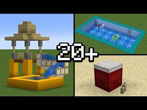 20+ SUMMER Build Hacks in Minecraft!