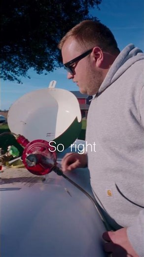 How To Check Your Propane Tank #hvactechnician #propane #hvactips