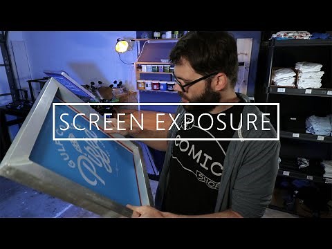 The Basics of Exposing Screens /// Using a DIY Exposure Unit for Screen Printing