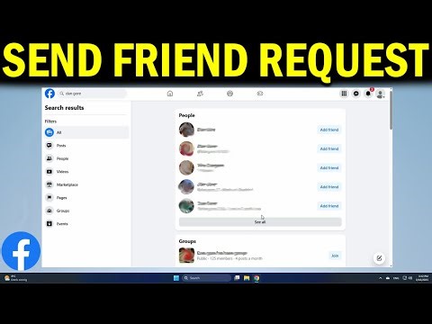 How To Send A Friend Request on Facebook