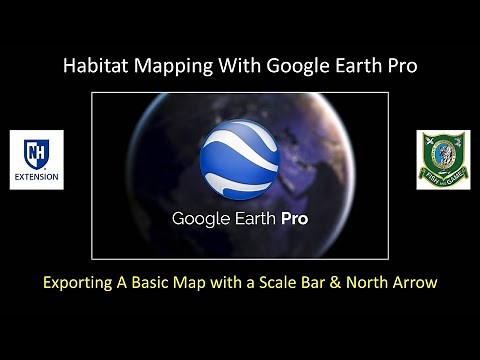 Google Earth Tutorial #7: Exporting A Map with a Scale Bar & North Arrow