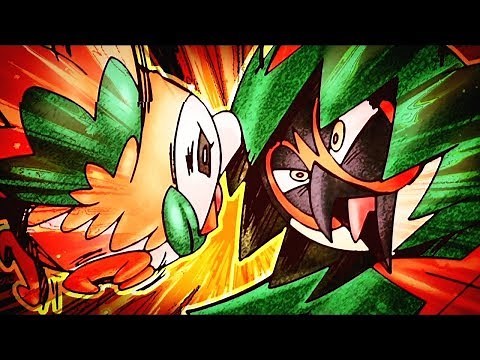 Ash Rowlet vs Hau Decidueye 「Pokemon Sun and Moon AMV」