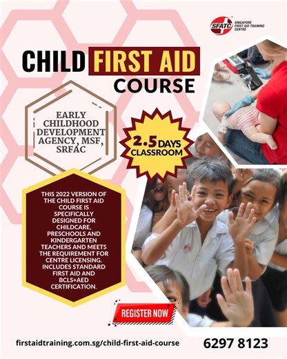 Accredited by the Singapore Resuscitation and First Aid Council...