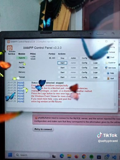 Menggunakan MySQL dengan XAMPP