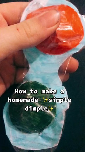 How to make a homemade simple dimple it’s very easy follow and like for part too #fyp #foryoupage #homemade #fidget #toy
