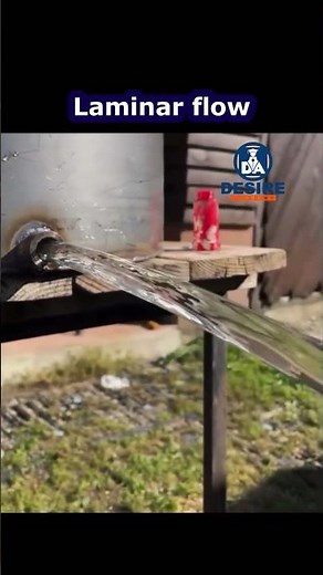 Amazing Real Footage of Laminar Flow in a Pipe I Mechanical properties of fluids I class 11 Physics