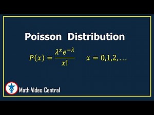Poisson Distribution Word Problems | Statistics and Probability | Math Video Central