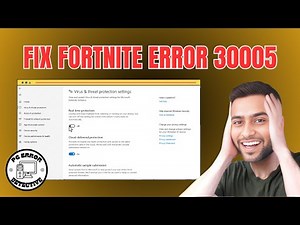 How To Fix Fortnite Error Code 30005 On PC - Full Tutorial