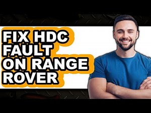 How to Fix Hdc Fault on Range Rover (Only Way)