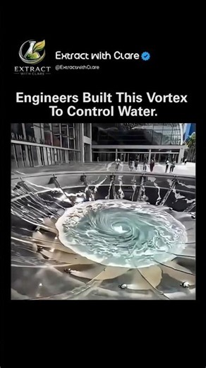 Engineers Created a Giant Water Vortex 😱💧 #Shorts