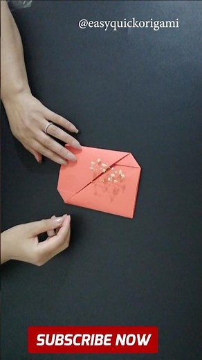 Origami Envelope Making Tutorial | Simple DIY Paper Envelope with Leaf