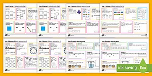 Year 2 Maths Activity Pack