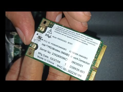 How to install wireless (WiFi) adapter to a laptop?