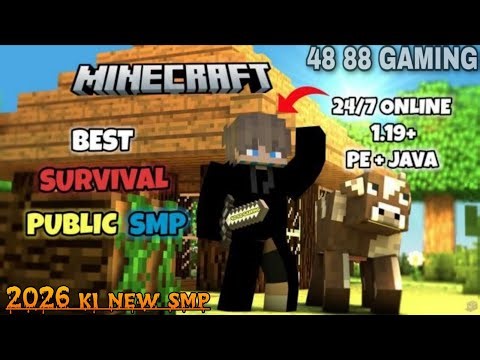 Minecraft live stream join my public SMP Java and pocket edition 24/7 #gamerfleet #technogamer