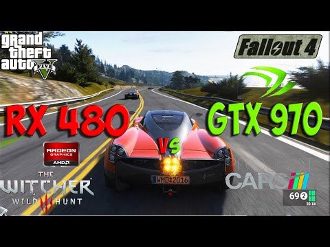 RX 480 vs GTX 970 Test in 4 Games (i5 4690k)