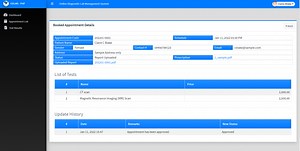 Online Diagnostic Lab Management System in PHP with Free Source Code