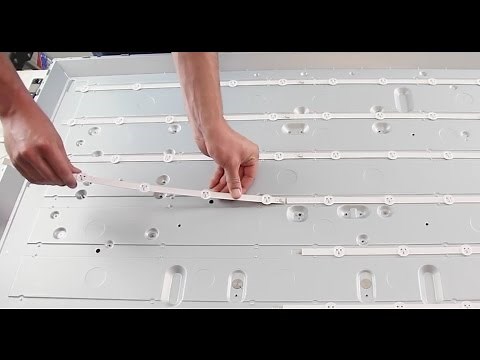 LG 47LN & Vizio E470i-A0 No Backlights - LED Strip Replacement Tutorial - Fixing Bad LEDs