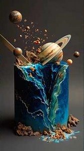 Planet Cake-Bday Month #fnaf #springtrap #fivenightsatfreddys #phonkmusic #aivideo #animation#disney