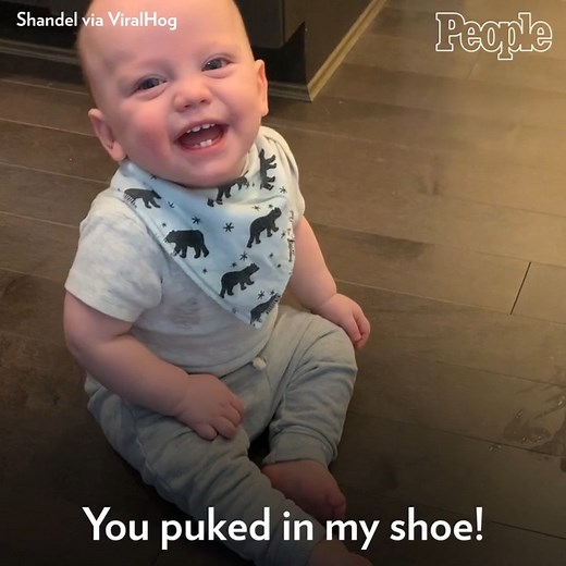 The most adorable mischievous laugh. 😂 | People