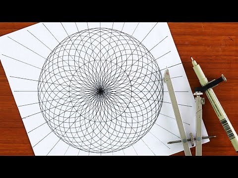How to Draw Geometric Eye | Geometric Designs