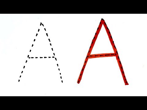 Abcd Dotted Tracing English Alphabet Writing | Preschool abc learning