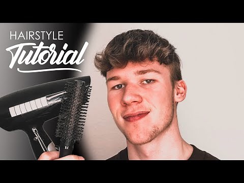 Wellige Haare nach VORNE STYLEN Männer | Wasserrutsche Haare Tutorial