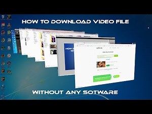 How to download MP4 File without any software