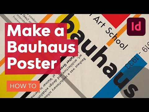 How to Create a Bauhaus Poster in Adobe InDesign