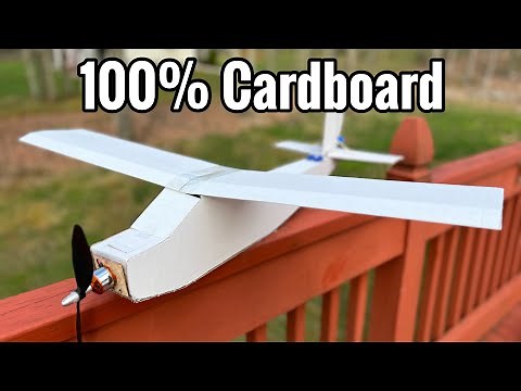 How To Make a Cardboard Rc Airplane : Diy Plane Easy Build