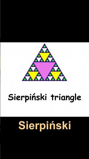 Sierpiński Triangle - Fascinating Fractal