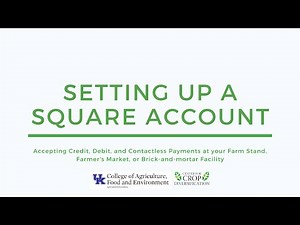 Setting Up A Square Account