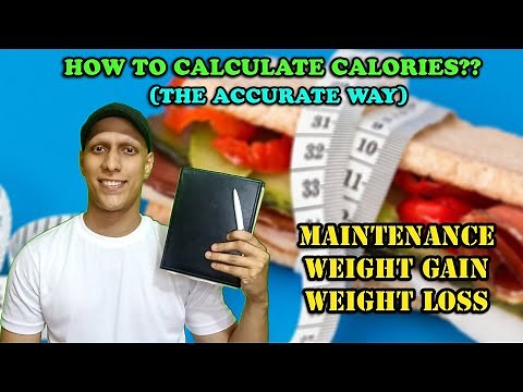 How to ACCURATELY CALCULATE YOUR CALORIES? [Maintenance, Weight Gain, Weight Loss]