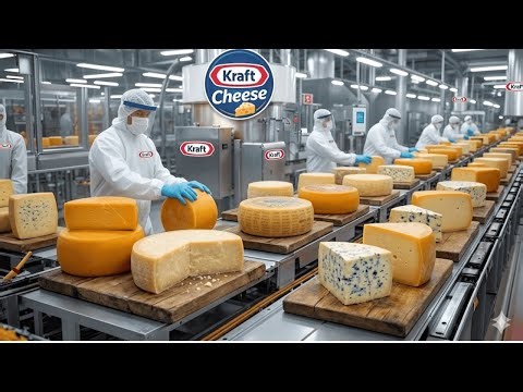 Inside the Cheese Factory: The Journey From Cow’s Milk to Delicious Cheese Slices (Full Process)