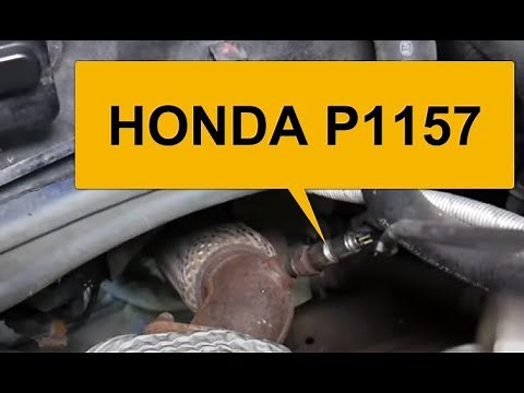 How to Fix HONDA P1157: Air/Fuel Ratio (A/F) Sensor (Sensor 1) Circuit High Voltage