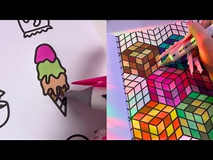 Art Marker ASMR ~ Compilation Video [4K]