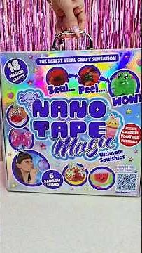 #asmr Unboxing the new Nano Tape Magic suitcase kit