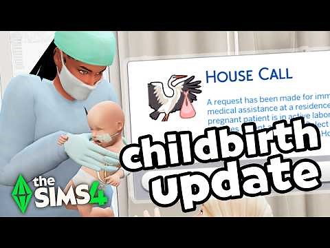 HUGE Midwife Update for Realistic Childbirth Mod (The Sims 4)