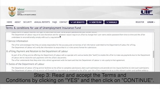 WATCH]: a step by step video on how to register as a user on uFiling - https://www.ufiling.co.za/uif/. | Unemployment Insurance Fund