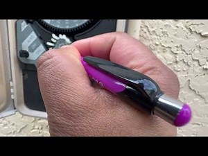 How to set up timer on Hydrotek Water Sprinkler Control Unit