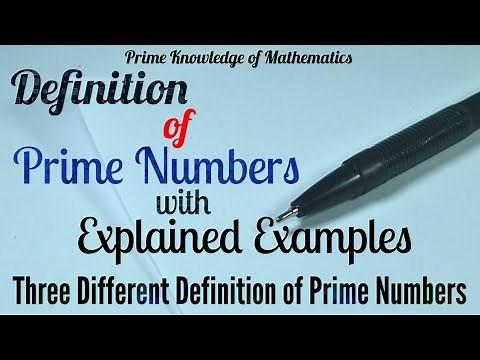 Prime Numbers||Definition With Examples||Mathematics