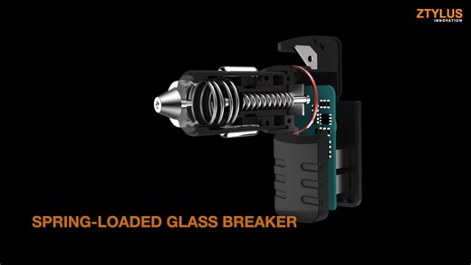 Watch Stinger Car Emergency Escape Tool&colon; Spring Loaded Window Breaker Punch, Seat Belt Cutter on Amazon Live