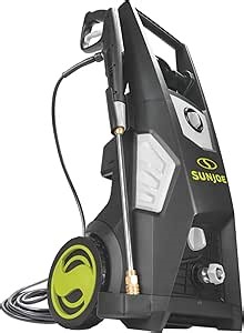 Sun Joe Electric Pressure Power Washer, 2000 PSI (PWMA Certified), 1.1 GPM, Dual Soap Tanks, (35-FT GFCI Water-Safe, Power Cord) - SPX3500