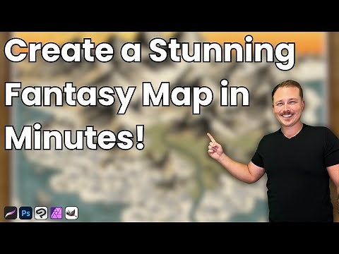 How to create a Stunning Fantasy Map in minutes | New Way