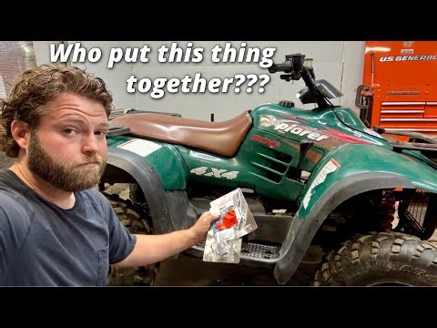 Polaris Xplorer 300 2 stroke gets a well needed tune up... Worse than I Thought!!!