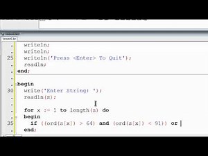 Free Pascal Program Tutorial 26 - Separating Strings With ASCII Codes - Lazarus